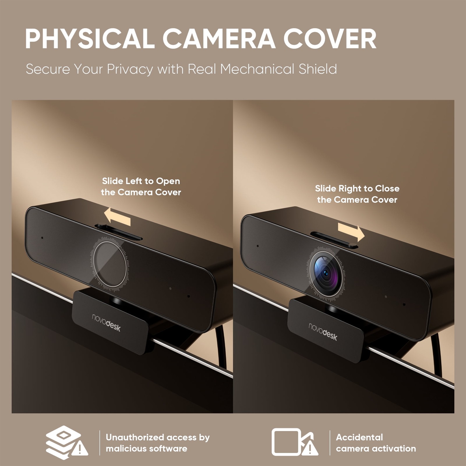 Webcam with Dual Microphone