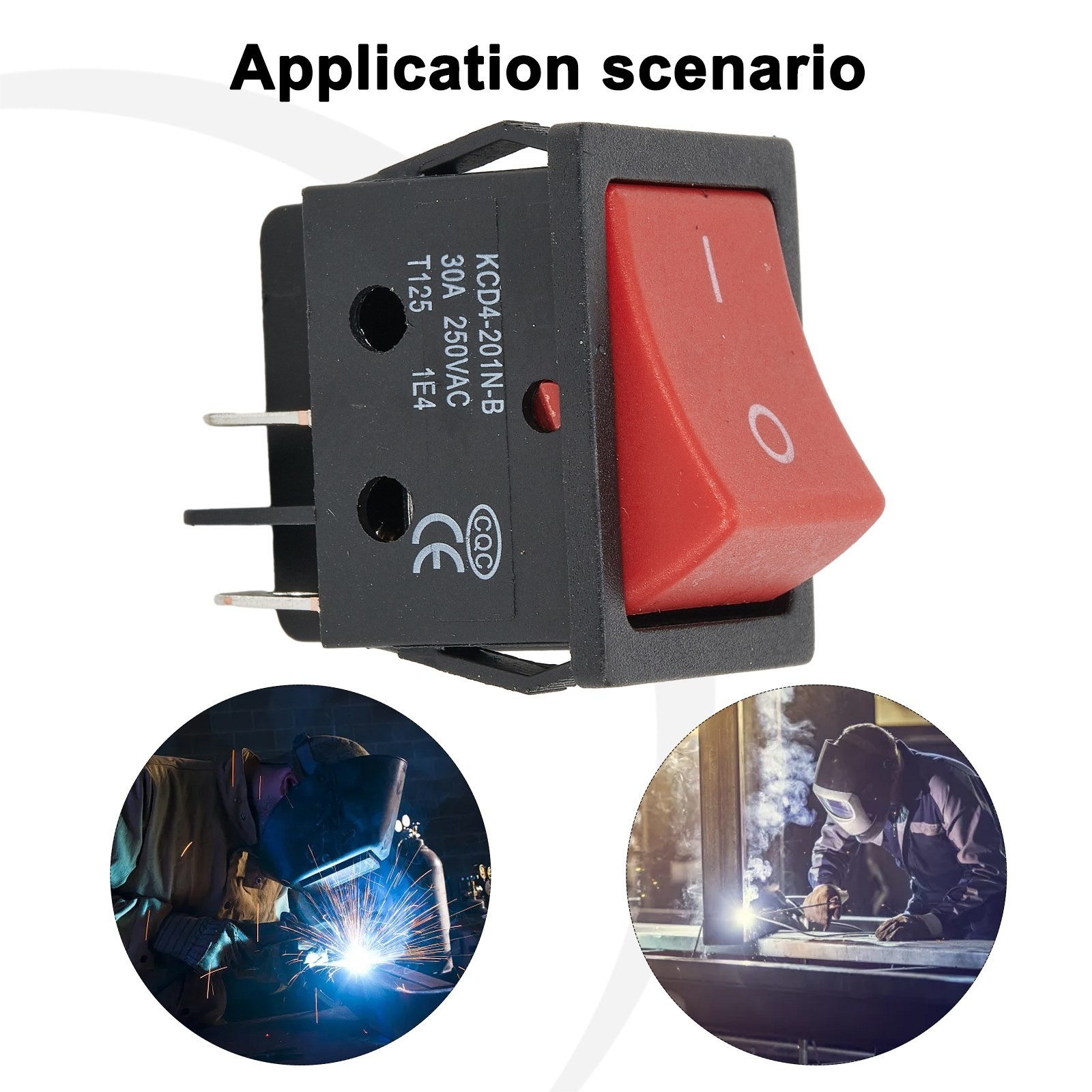 Electric -Heater Switch 4Pin-Newest 1*Welding Machine Power Switch 30A 250VAC