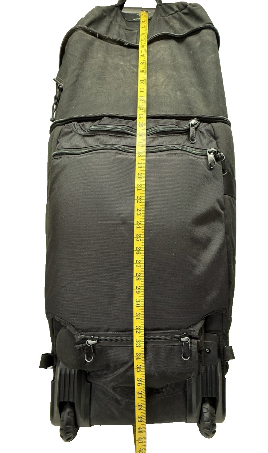USMC THIN AIR GEAR Rolling Deployment Bag Black Duffle Huge