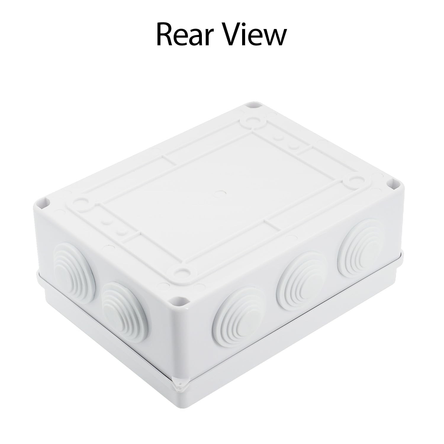 LeMotech ABS Plastic Dustproof Waterproof 7.8" x 6.1" x 3.1" (1pc), white
