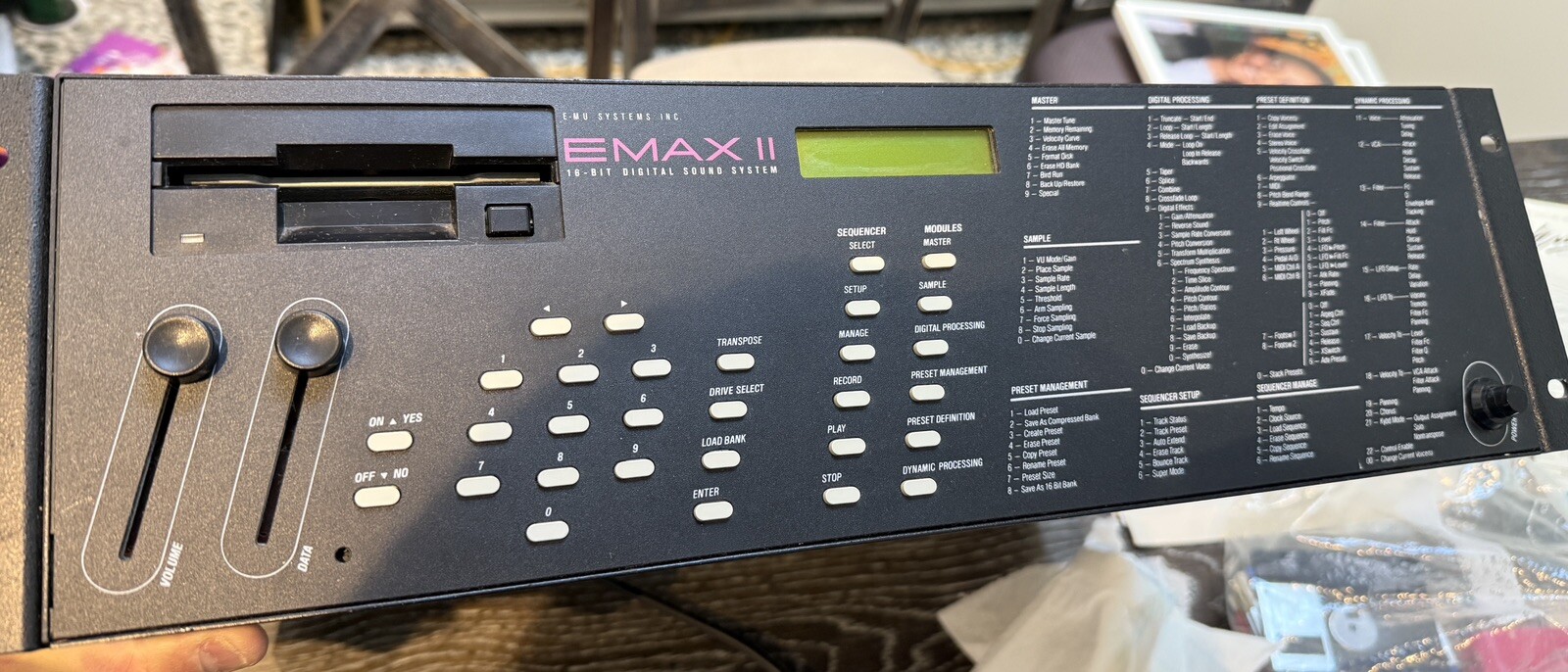 E-MU SYSTEMS EMAX II model 2213 16 Bit Digital Sound System
