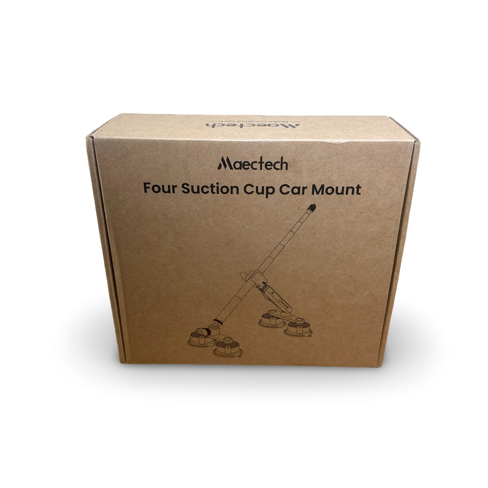 Maectech Four Suction Cup Car Mount Camera Rig Stabilizer New Open Box