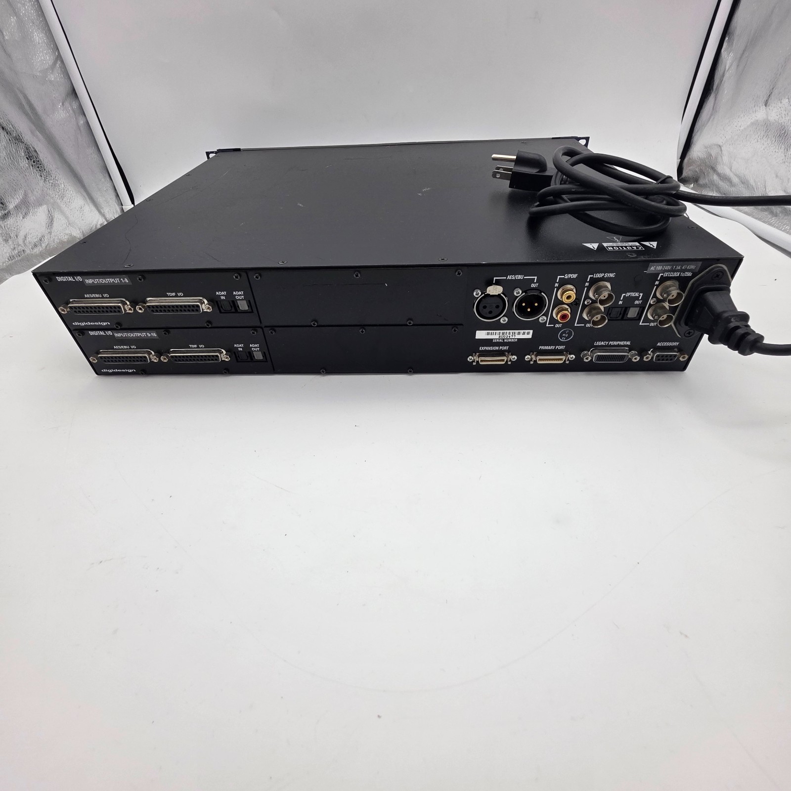 Digidesign 192 I/O Digital Recording Interface Audio