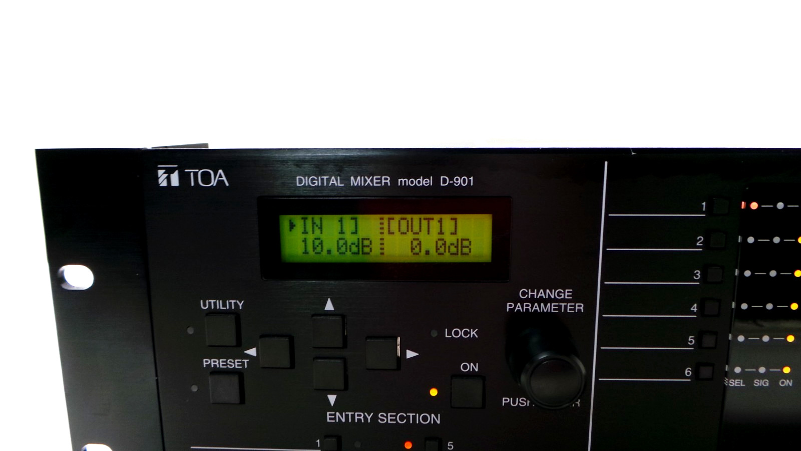 TOA D-901 12-Channel Modular Digital Matrix Audio Mixer - Tested - Working