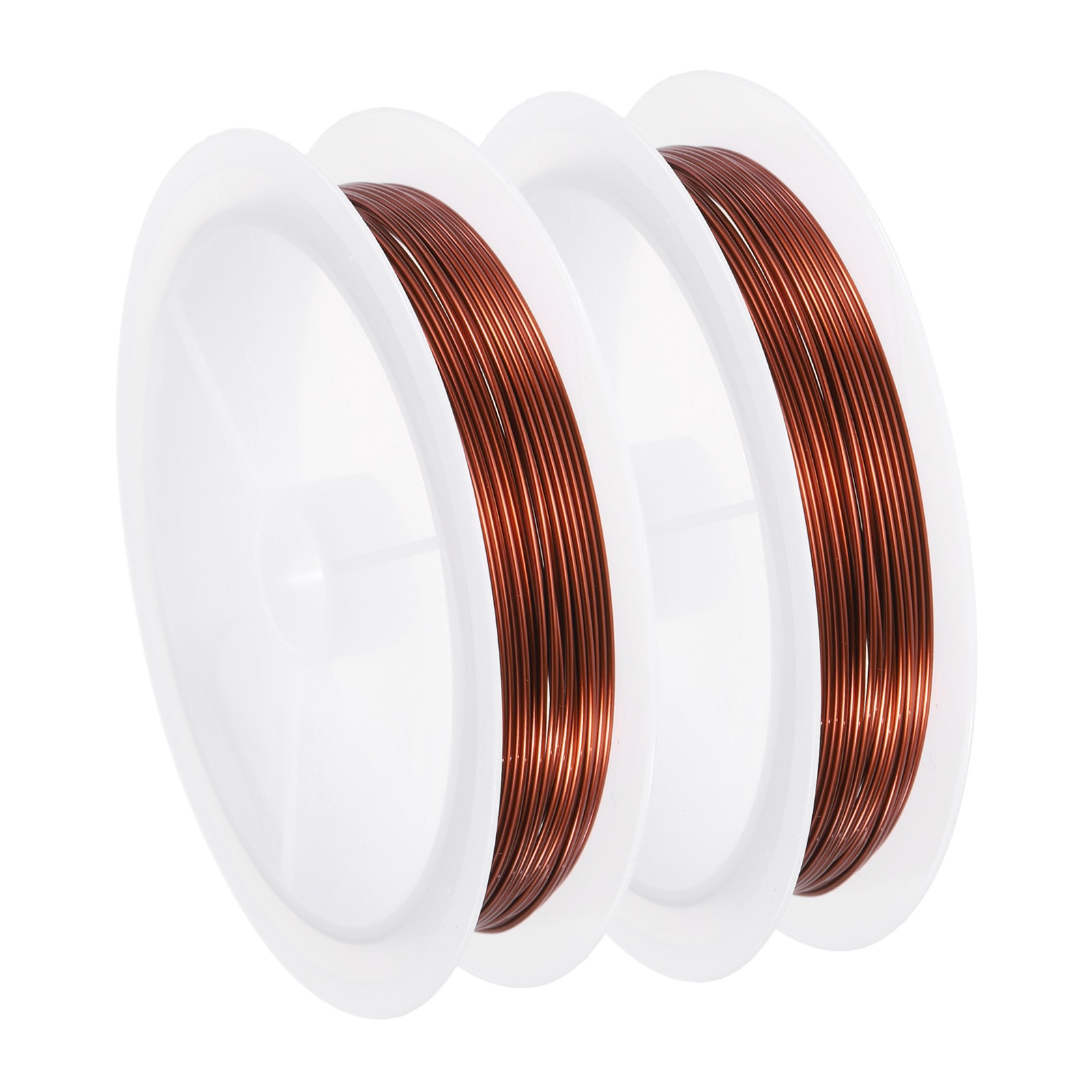 2PCS 22 Gauge Copper Wire for Jewelry Making Beading Wire Copper,14.8FT