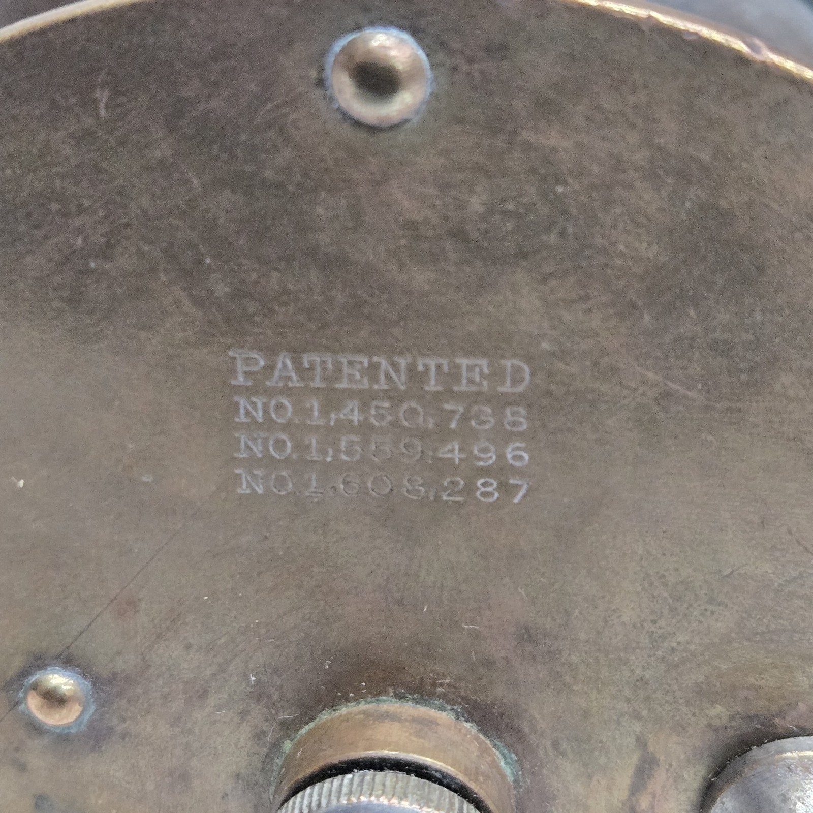 Vtg Four Bros 4 Brothers Sumco 2258 Fishing Reel Heavy Brass