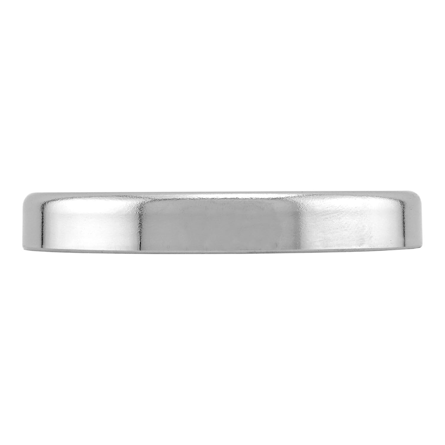Versatile Nickel-Plated Magnets - 3-Pack with 65 lbs Pull - Indoor/Outdoor Use