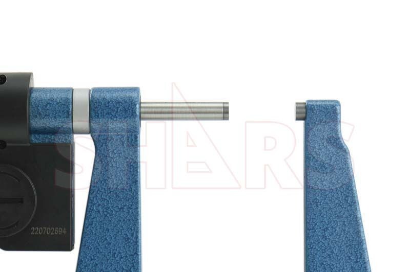 SHARS 1-2" PRECISION ELECTRIC DEEP THROAT MICROMETER .0001" NEW L]