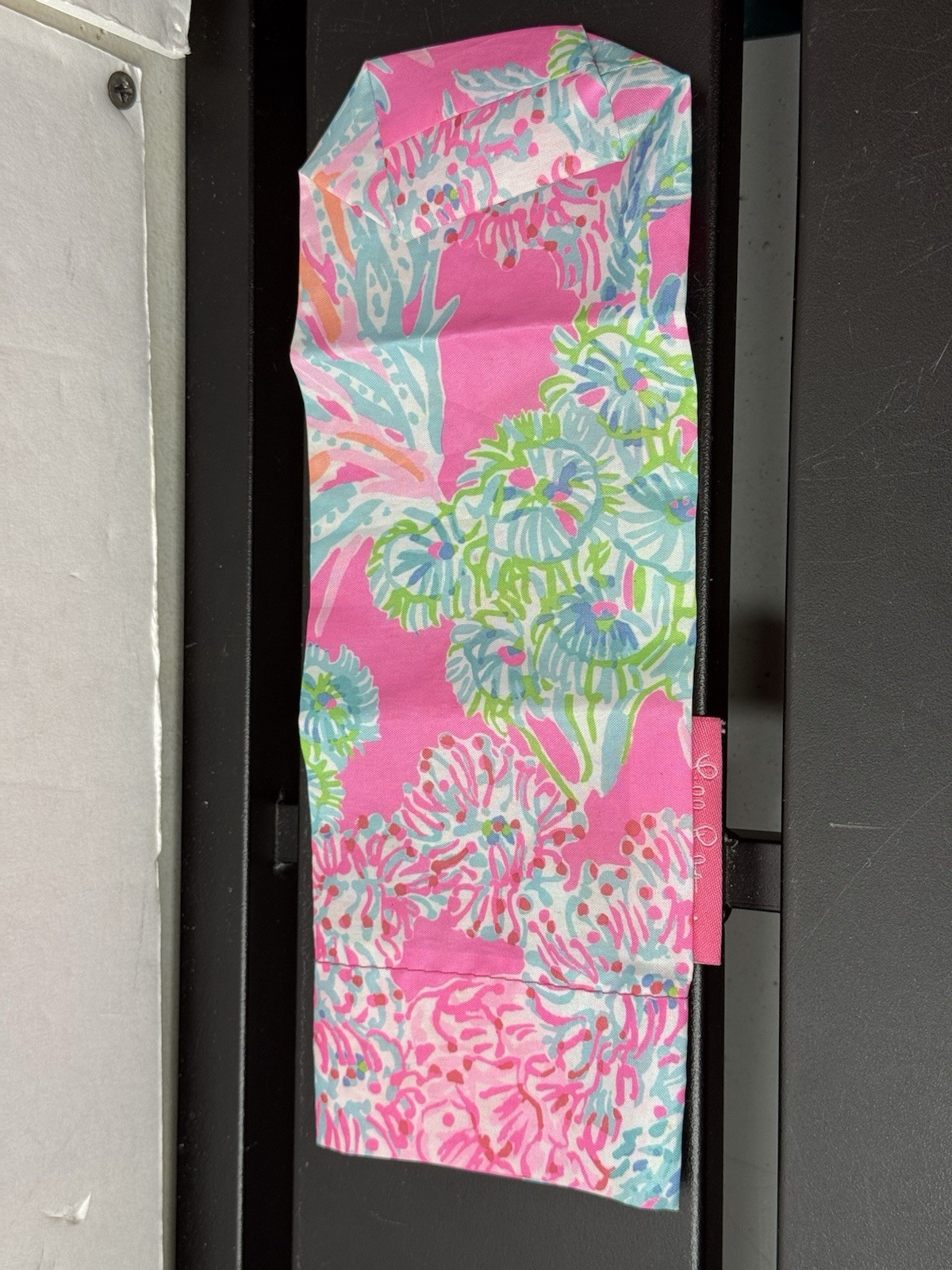 Lilly Pulitzer Travel Umbrella Compact Storage Sleeve Only Seaing Things Print