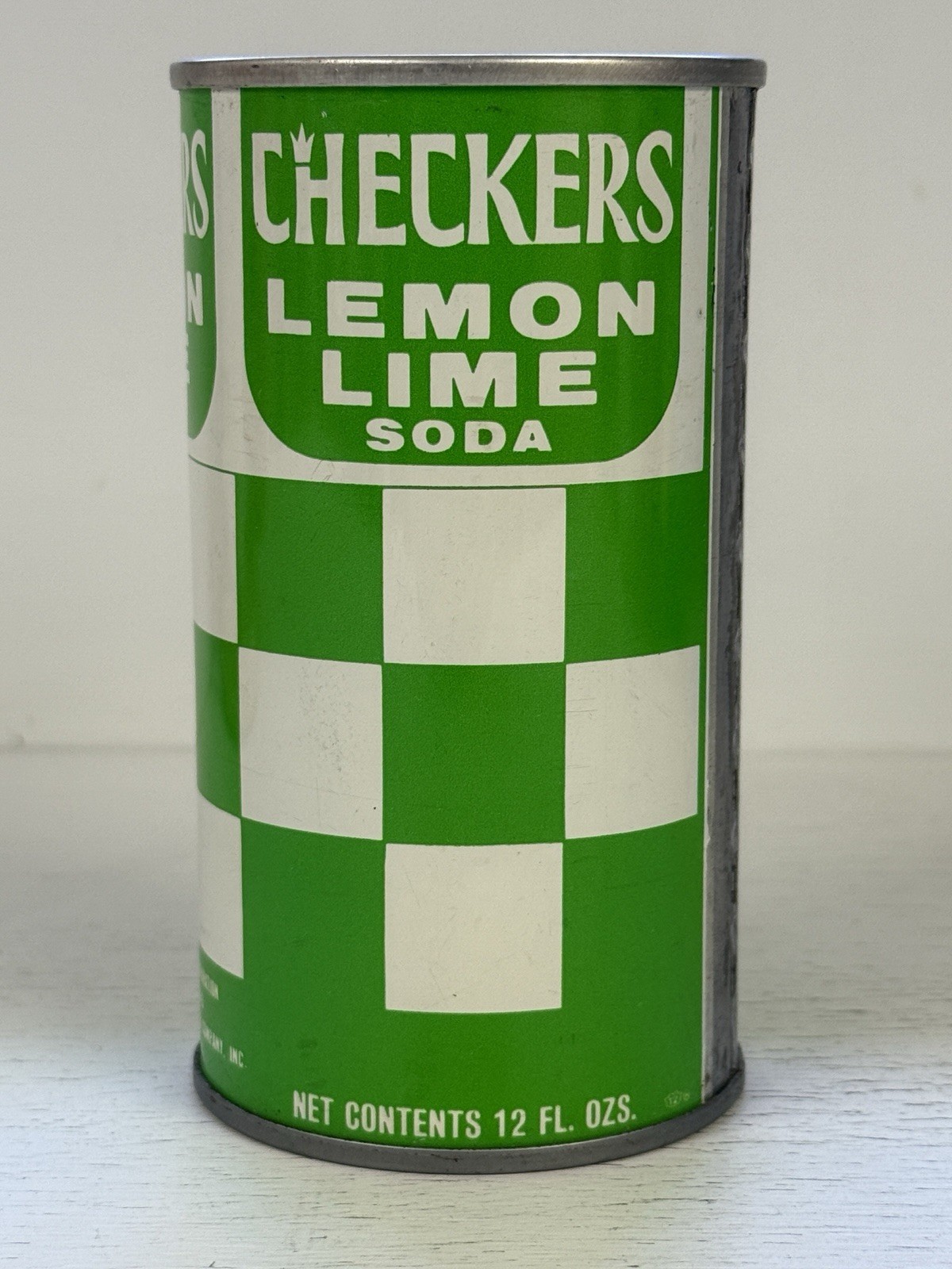 Tough Checker’s Lemon Lime Soda Can
