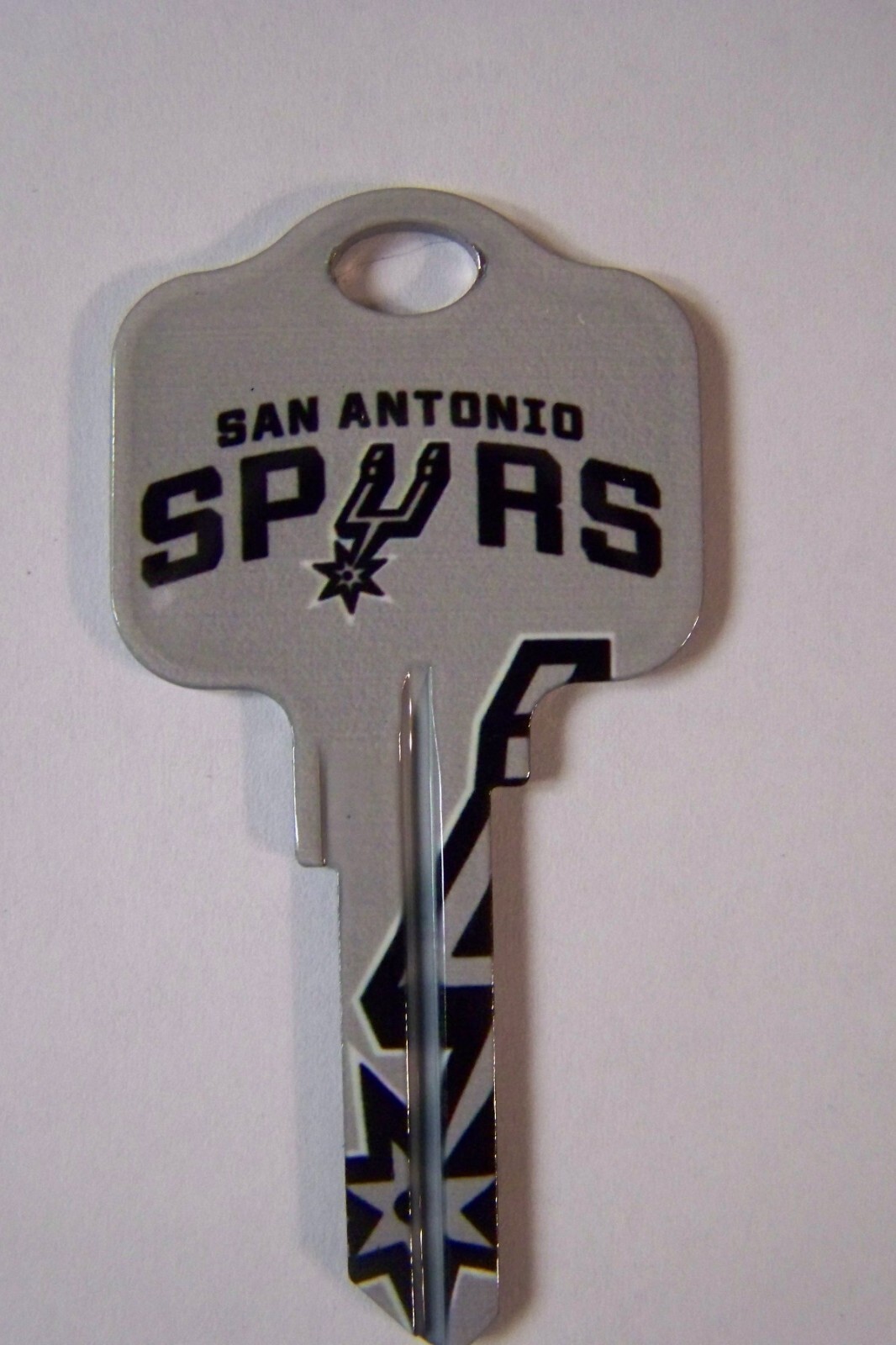 San Antonio Spurs Kwikset house key blank KW1/KW10