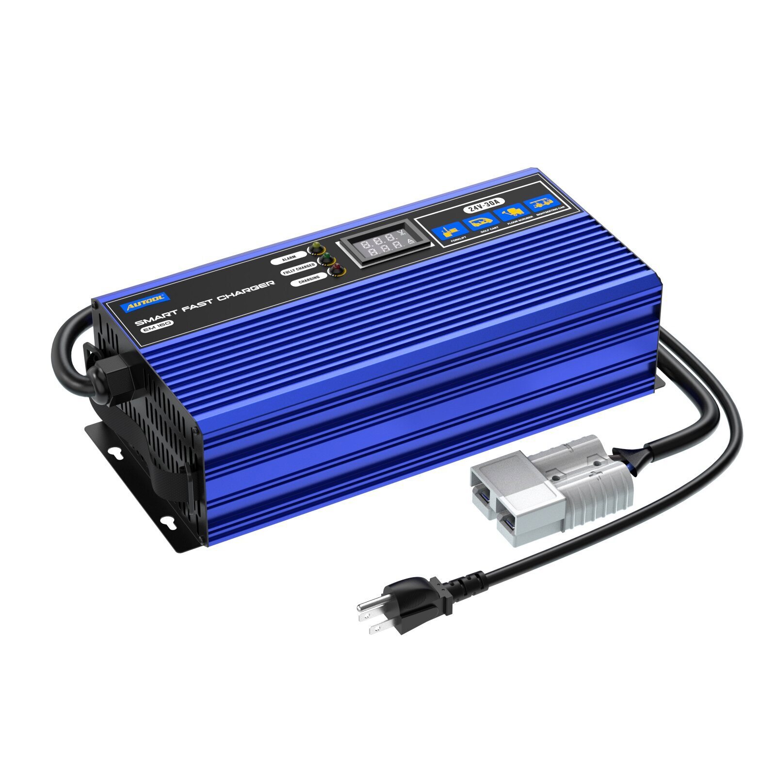 24V Golf Cart Battery Charger Fully-Automatic Smart Charger Forklift Golf Cart