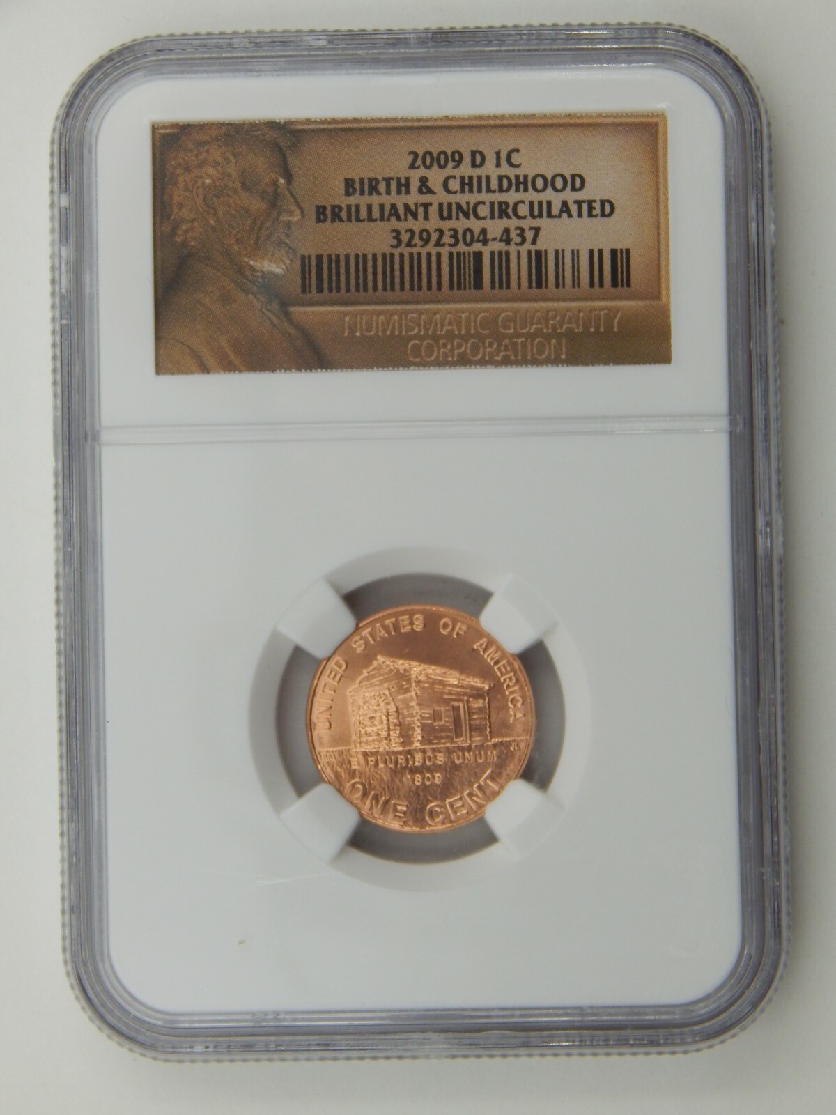 2009 D Lincoln Birth & Childhood Cent NGC Brilliant Uncirculated (171)