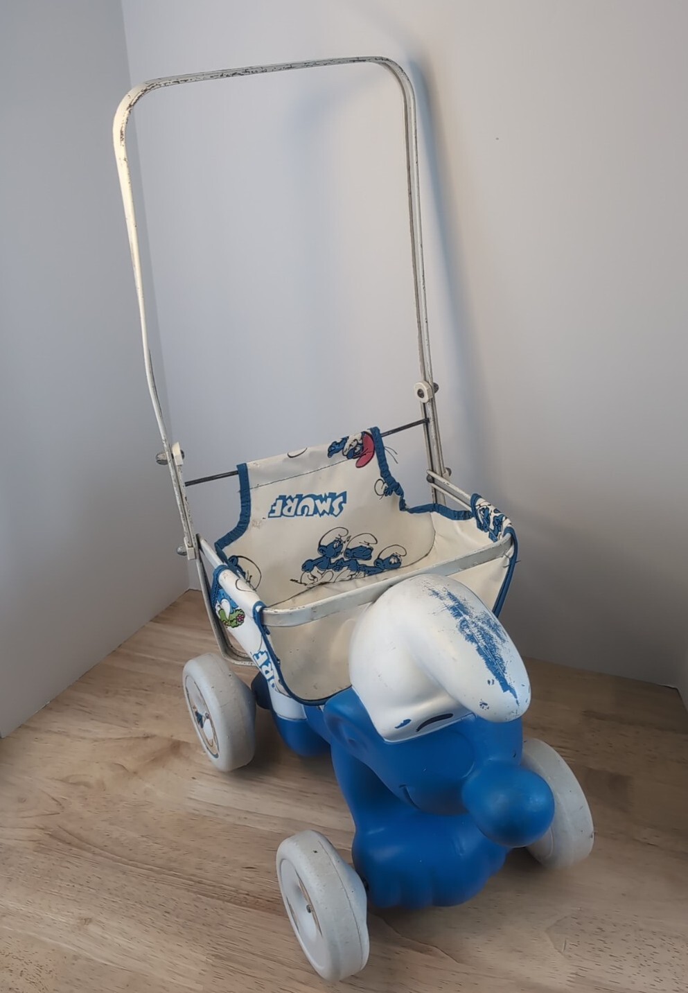 Smurf Stroller Kids Toy Doll Stroller