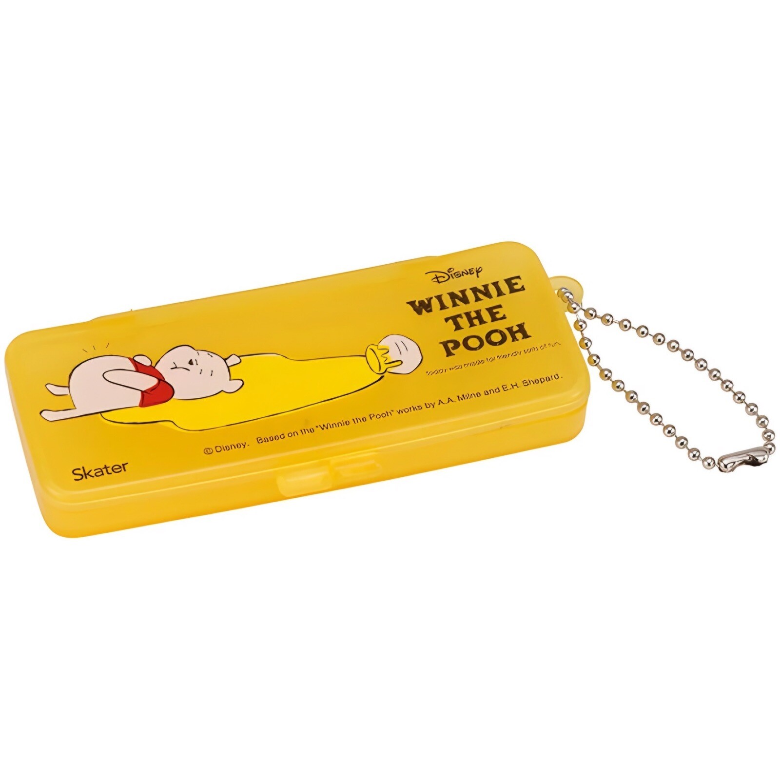 Disney Pill Case - Winnie The Pooh Bear, Travel Mini Accessory Bandage Box Slim