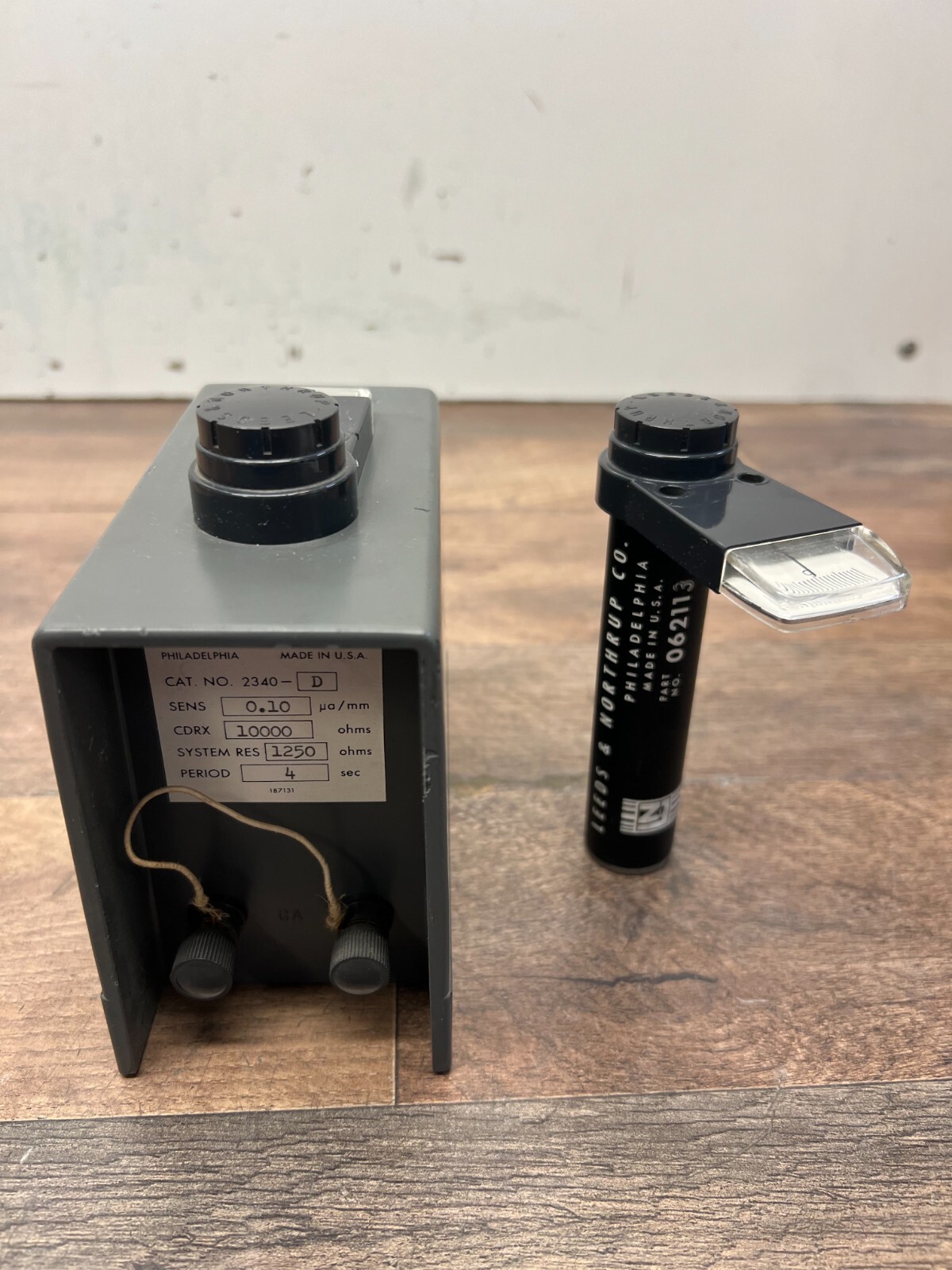 Leeds & Northrup Galvanometer 062112 062113 2340-D