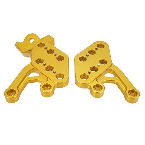 Foot Peg Brackets for Surron Light Bee,CNC Adjustable 7075 Aluminum black