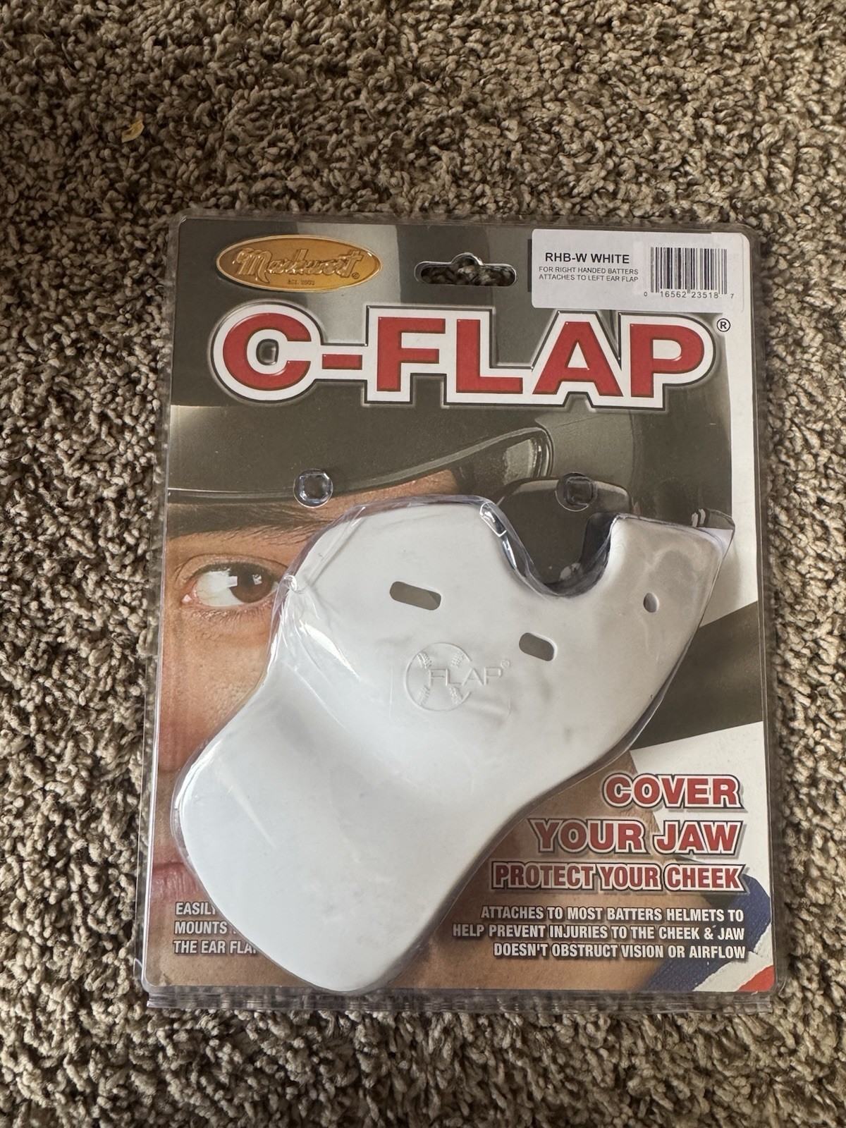 Markwort C-Flap For Right Handed Batter, Color White