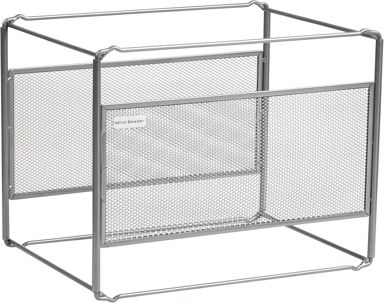 Hanging File Folder Organizer Desktop Organizer Storage Office Metal Mesh 13"...