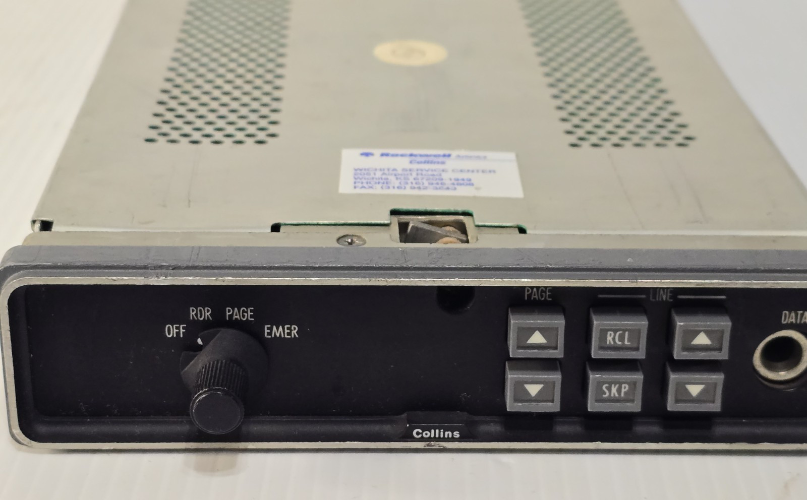 Collins DCP-300 Display Control Panel P/N 622-5109-008 - As Removed, Untested