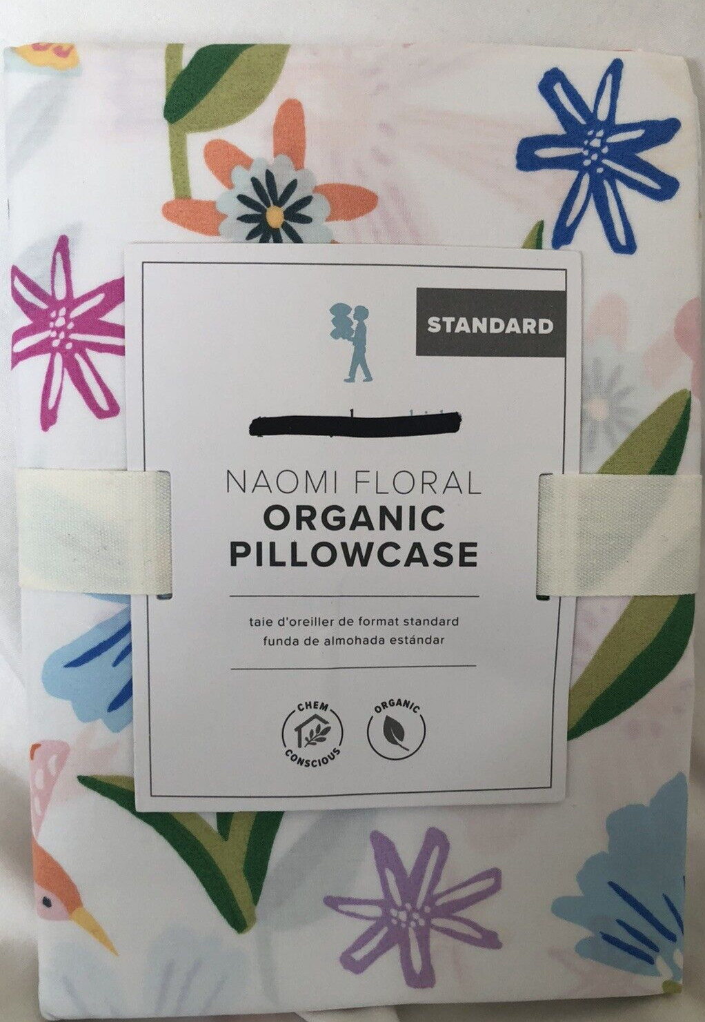 Pottery Barn Kids Naomi Floral Organic Pillowcases NWT NLA