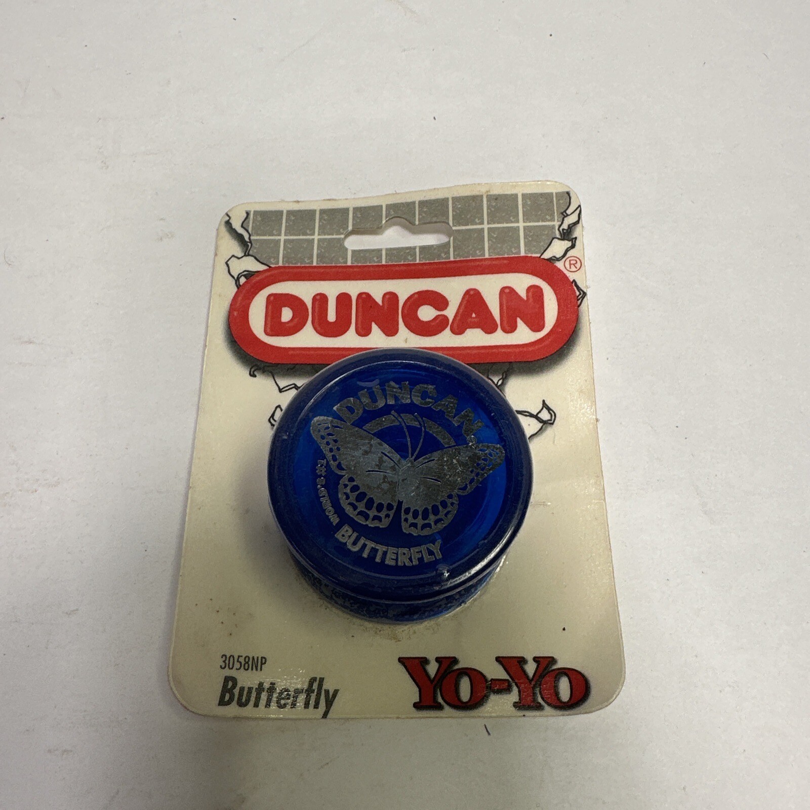 1994 Duncan Butterfly Blue Yo-Yo 3058NP Brand New Old Stock RARE Factory Sealed