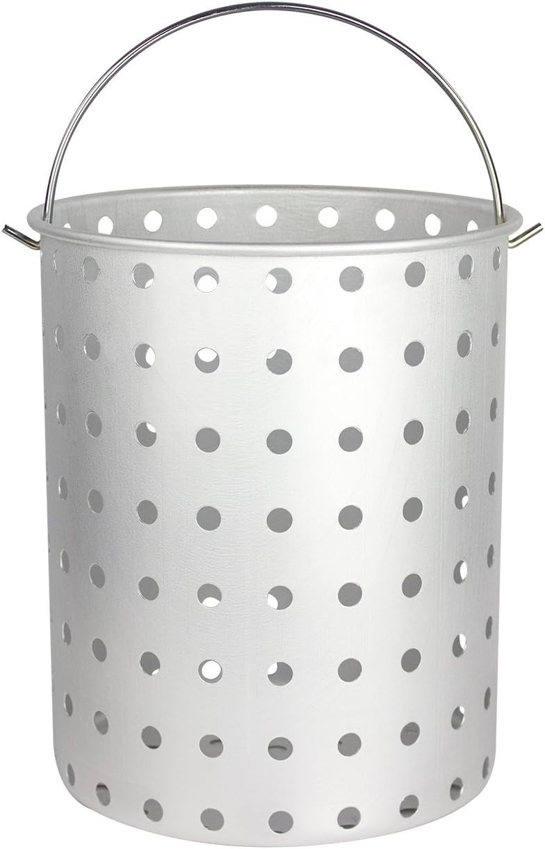 AFB-30 Aluminum Frying Basket Pots, 30-Quart, Stainless Steel