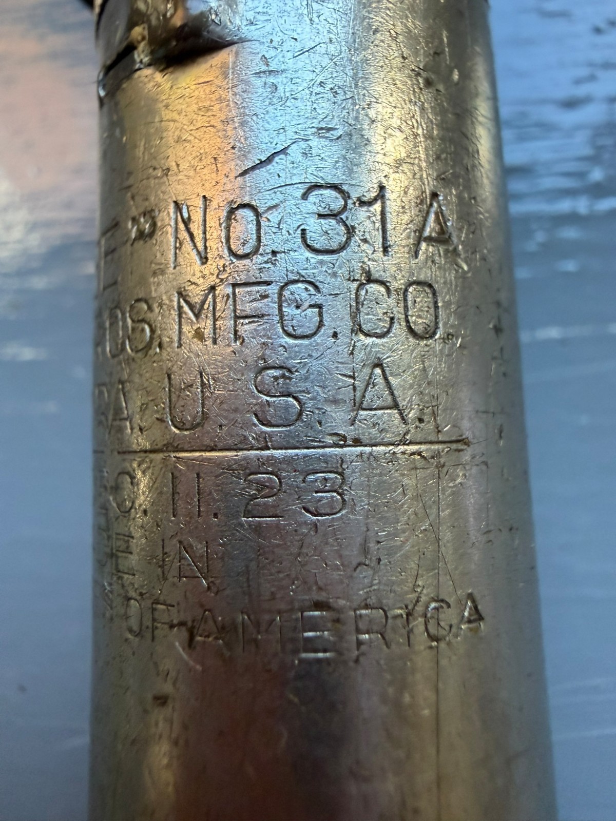 ANTIQUE Yankee North Bros. Brass Body No. 31A Screwdriver PAT. DEC. 11-1923 USA