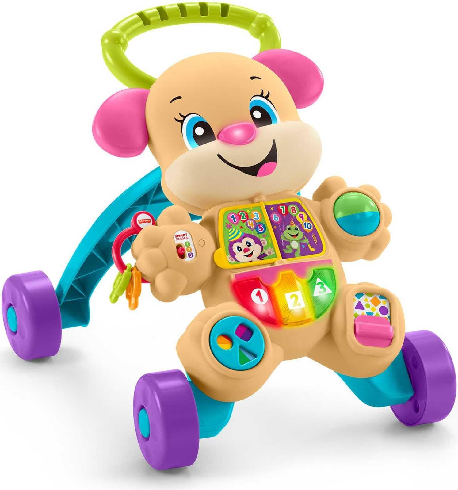 Fisher-Price Baby Toy Laugh & Learn Smart Stages Sis Walker with Educational Mus