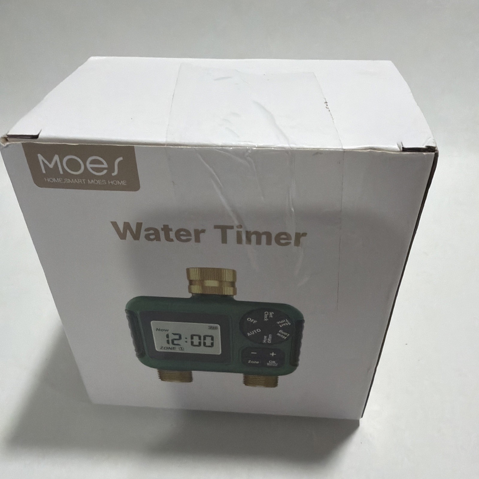MOES 2 Outlet Sprinkler Timer, Brass Inlet & Outlet, Programmable Automatic A15