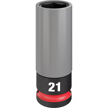 Milwaukee Tool 49-66-7806 1/2 In Drive Lug Nut Wheel Socket Deep Socket, Black