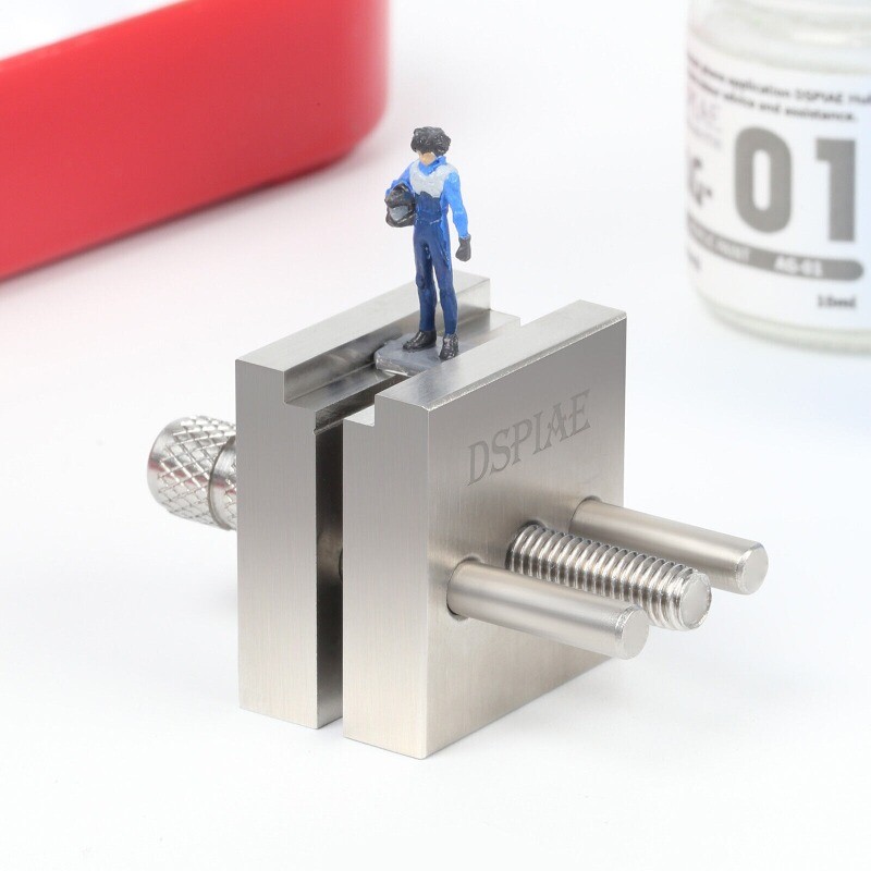 DSPIAE AT-MV Stainless Steel Precision Mini Vise for Model Tool SILVER