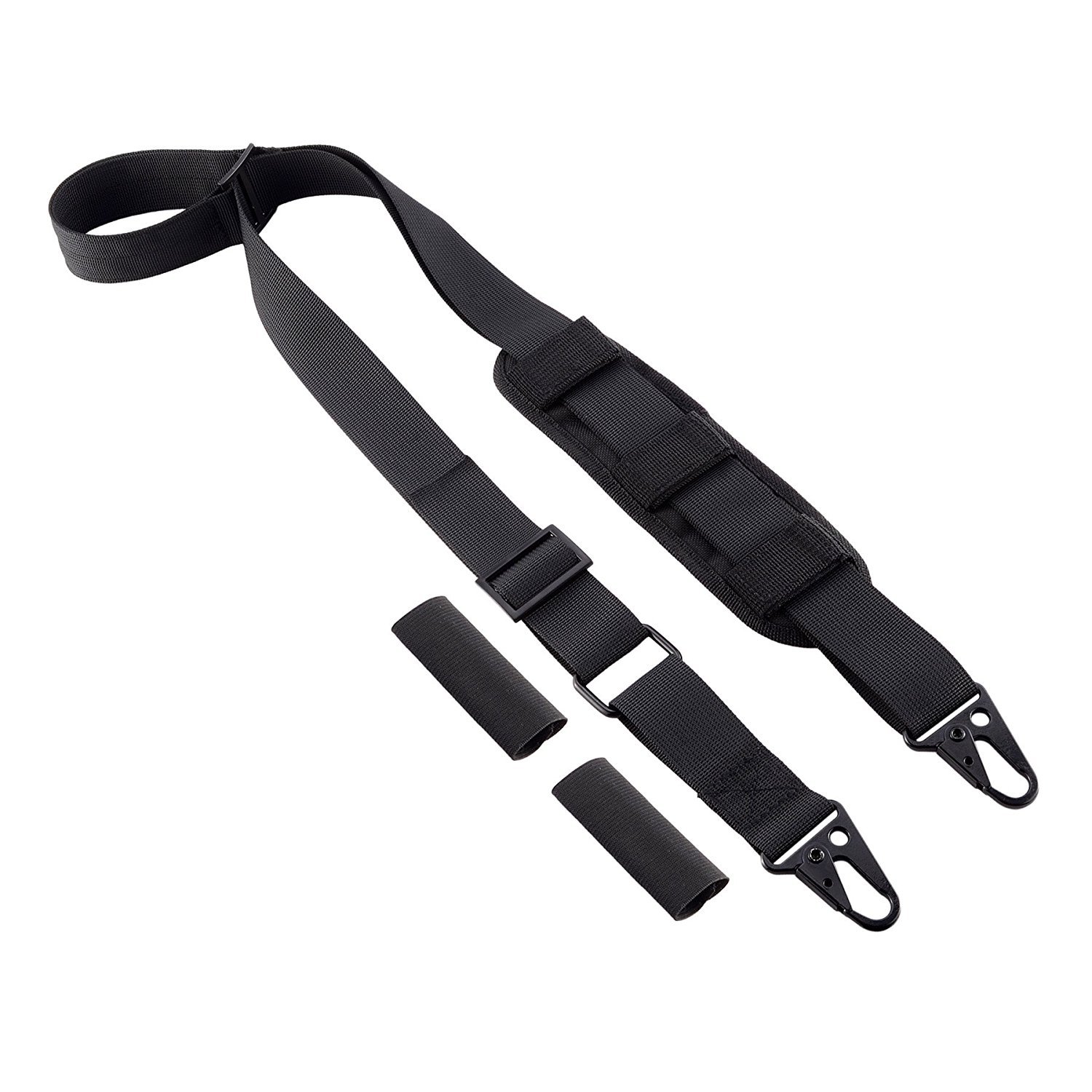 2 Point Gun Rifle Sling Gun Strap with FAST-LOOP Adjuster Shoulder Pad