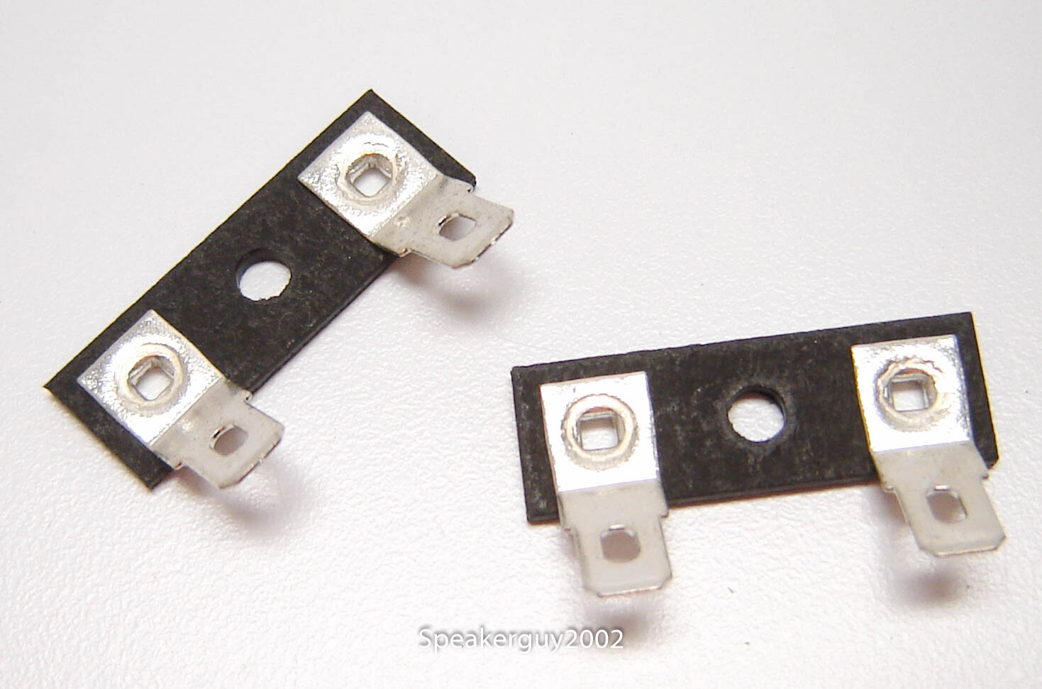 Pair of Fiber Board Woofer Terminals / Speaker Part / .205 Spade / FBT15