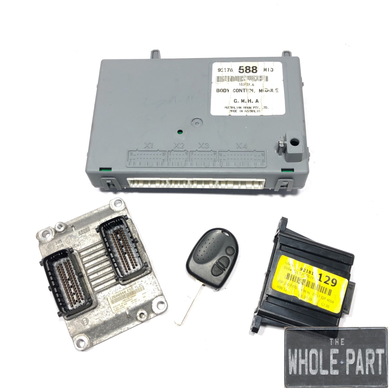 2004-2007 Holden Commodore VZ ECU BCM PIM Key Pad Security Kit Set 12600940