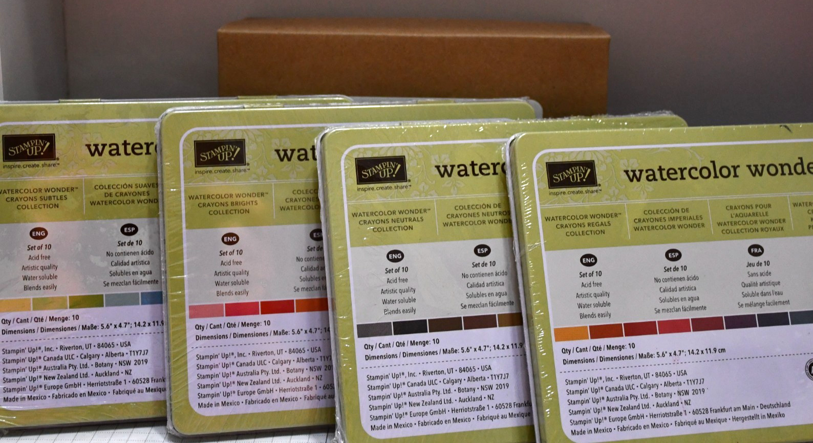 Stampin' Up! Watercolor Wonder Crayons Kit - NEW - ALL 40 COLORS!! - RETIRED