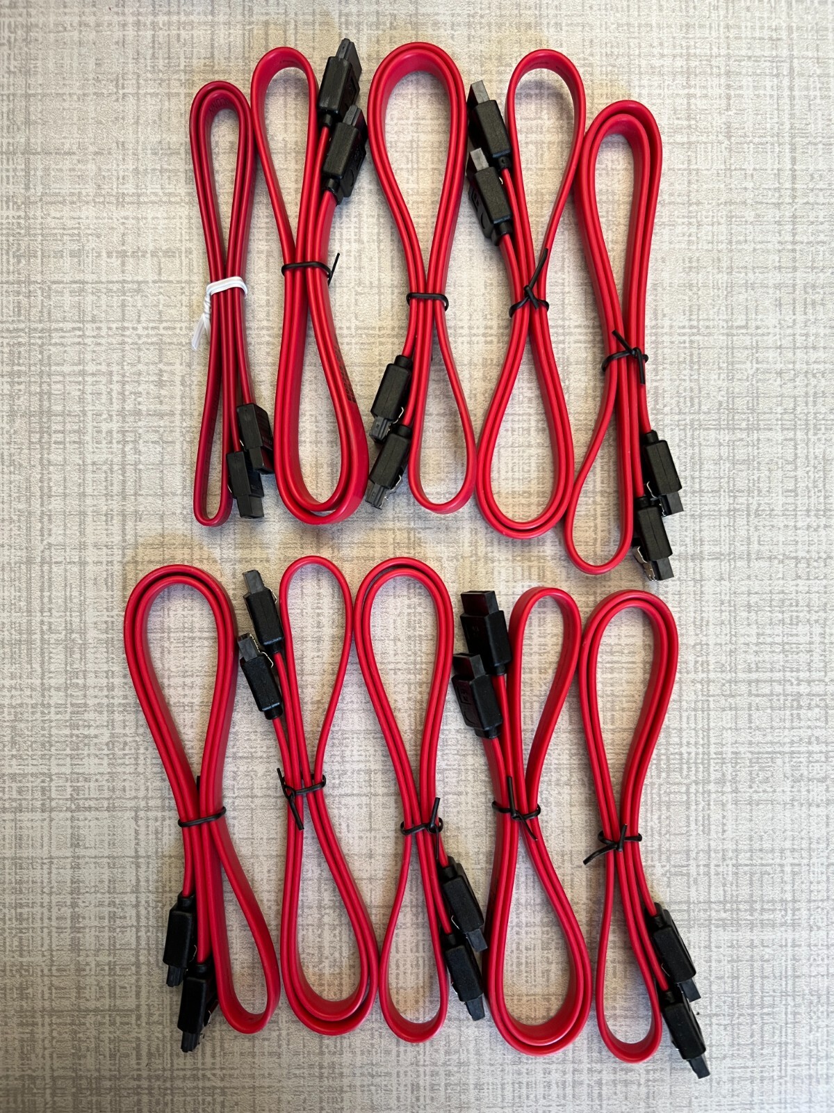 10x 21 Inch SATA 3.0 SATA III Straight Connecting with Locking