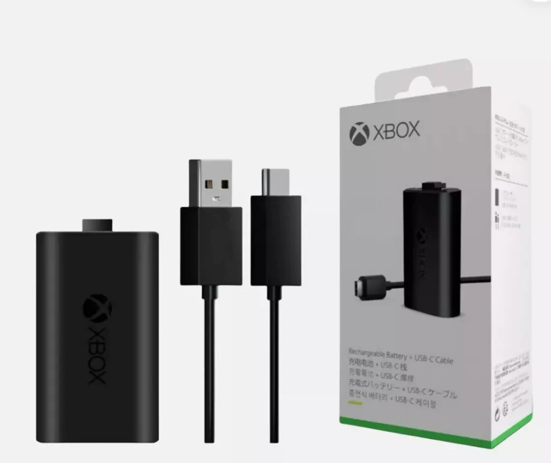 10X Microsoft Xbox Play & Charge Rechargeable Controller USB-C Cable Kit Series