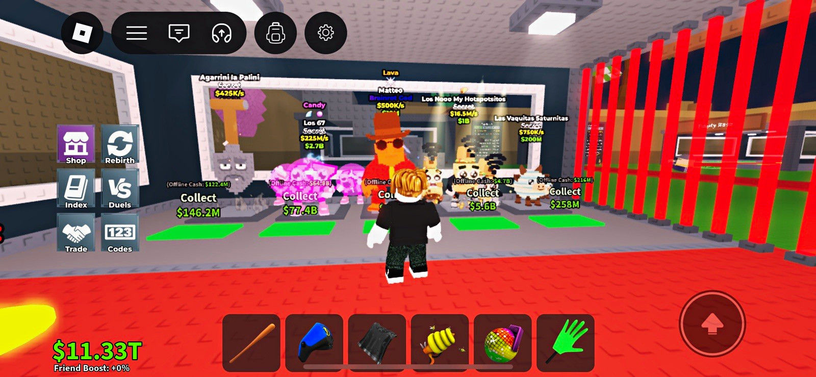 steal a brainrot stuff 10$ each