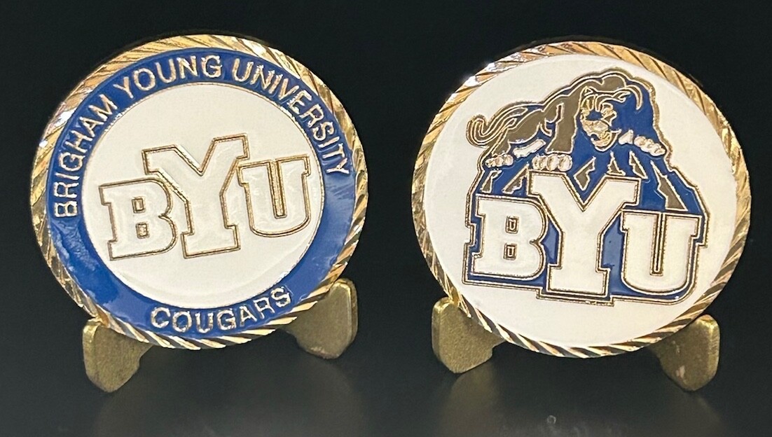 BRIGHAM YOUNG UNVERSITY BYU COLLEGIATE COLLEGE COLLECTIBLE CHALLENGE COIN NEW