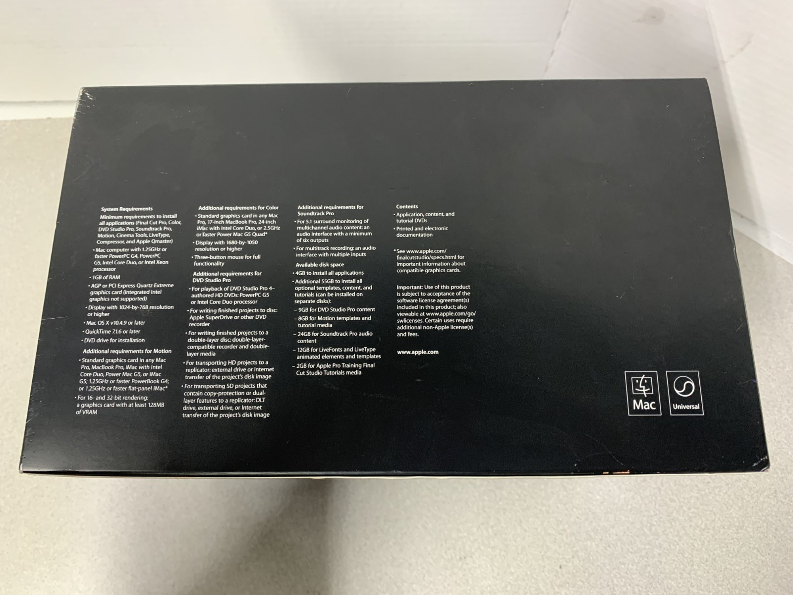 **Final Cut Studio 2 Academic Version Complete Box Set