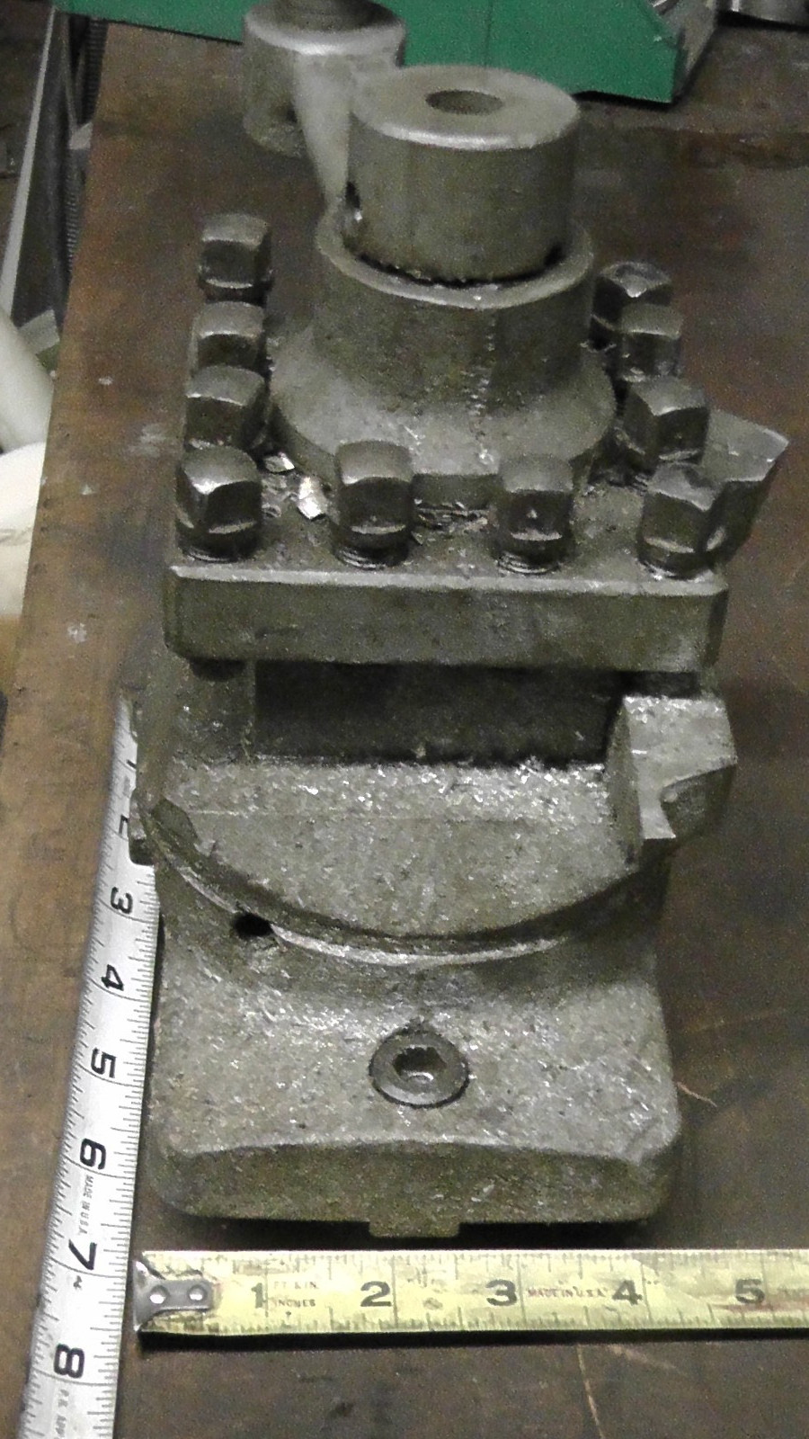 4 Way Tool Lathe Tool Post Holder 4" x 4", Used