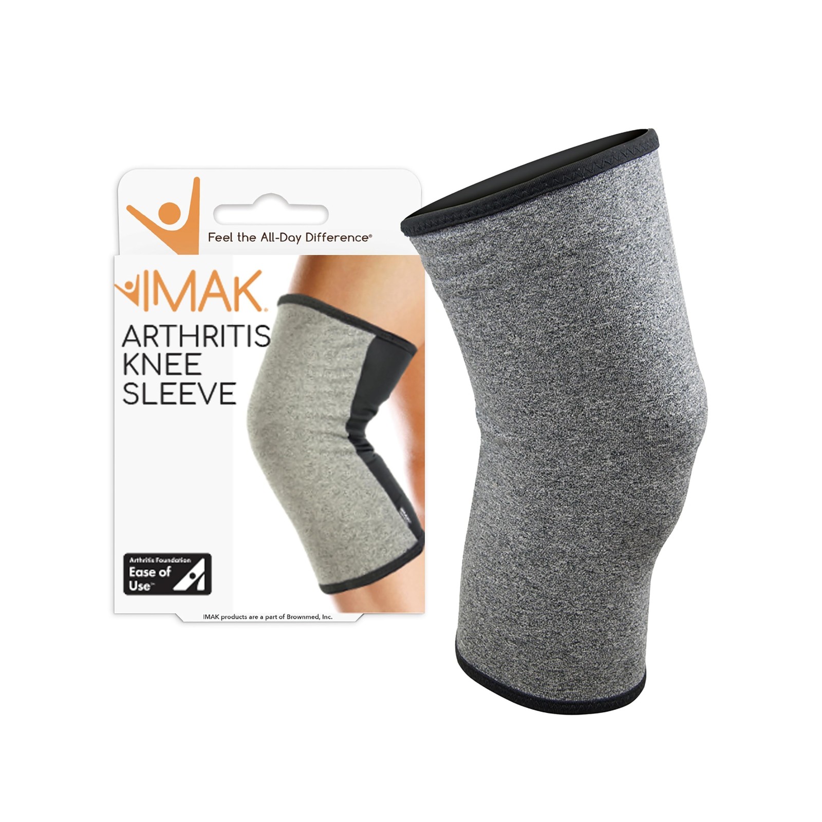 IMAK Brownmed Compression Arthritis Knee Sleeve - Knee Support Brace for Join...