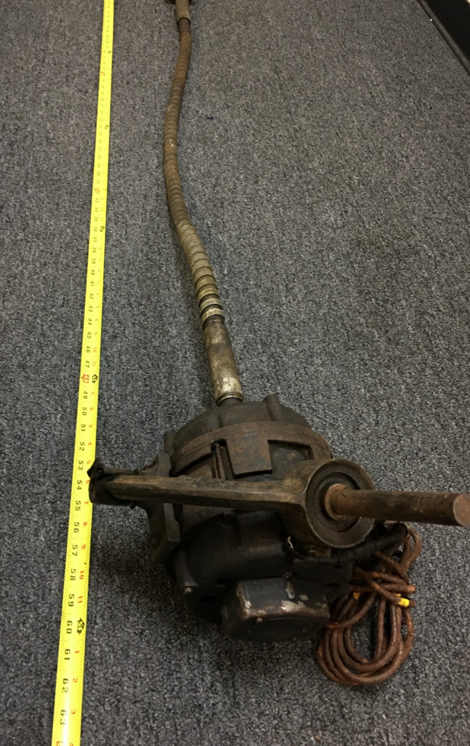 VALLEY BUFFER TYPE 1-1/22 S, HP 1/4, 4FT LONG BUFFER GRINDER, TURNS ON, USA