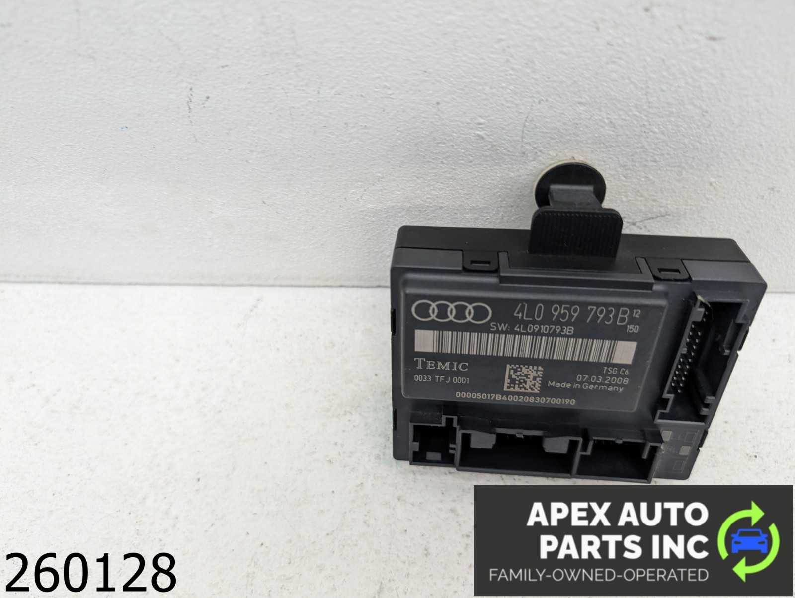 OEM 2008 Audi Q7 3.6L FRONT RIGHT DOOR CONTROL MODULE