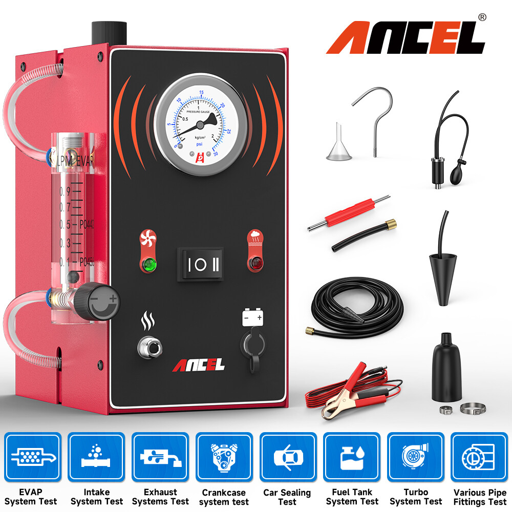 Automotive Pipe Leak Detector EVAP Smoke Machine Tester Kit Build-in Air Pump