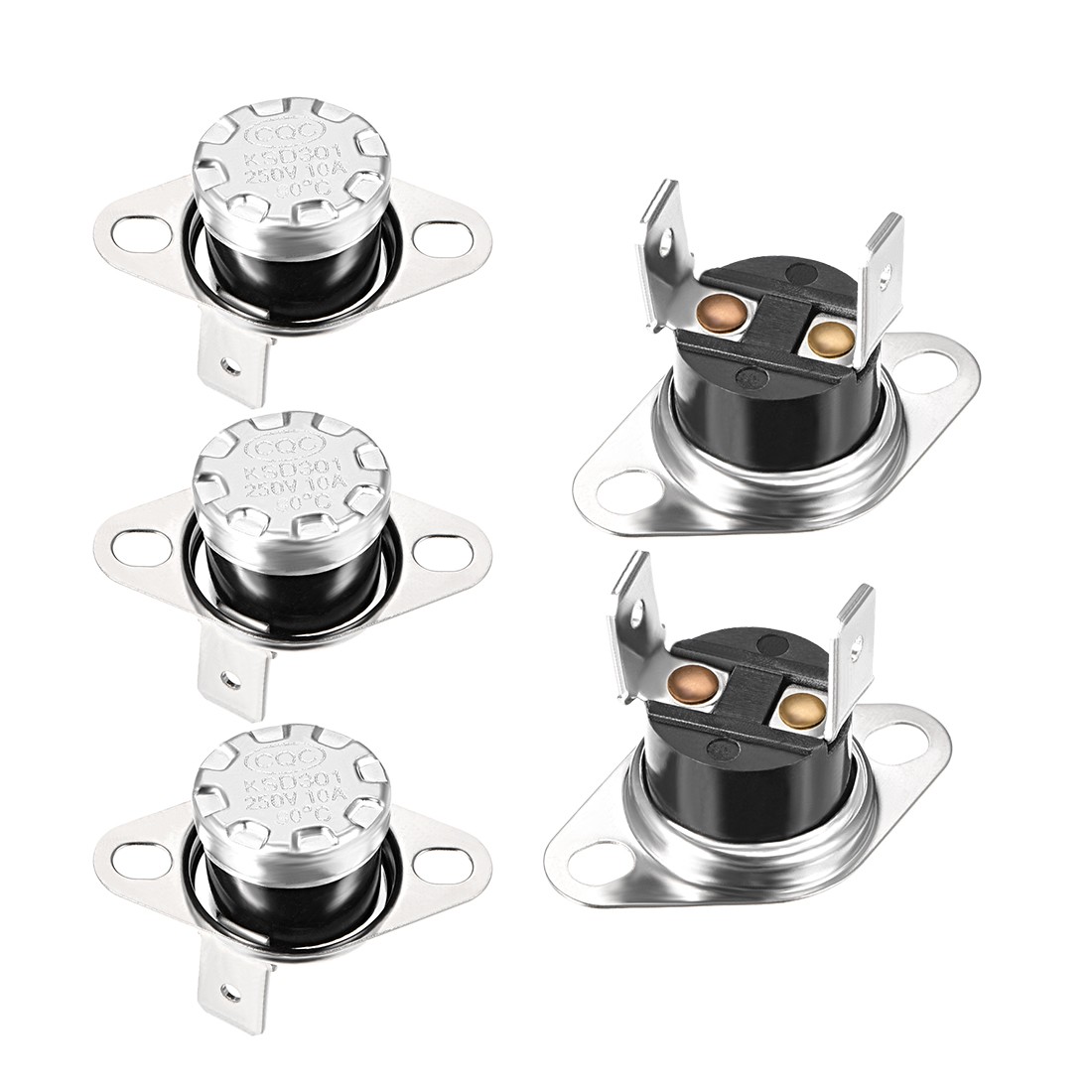 Temperature Control Switch , Thermostat 90°C , 10A , Normally Open N.O 5pcs
