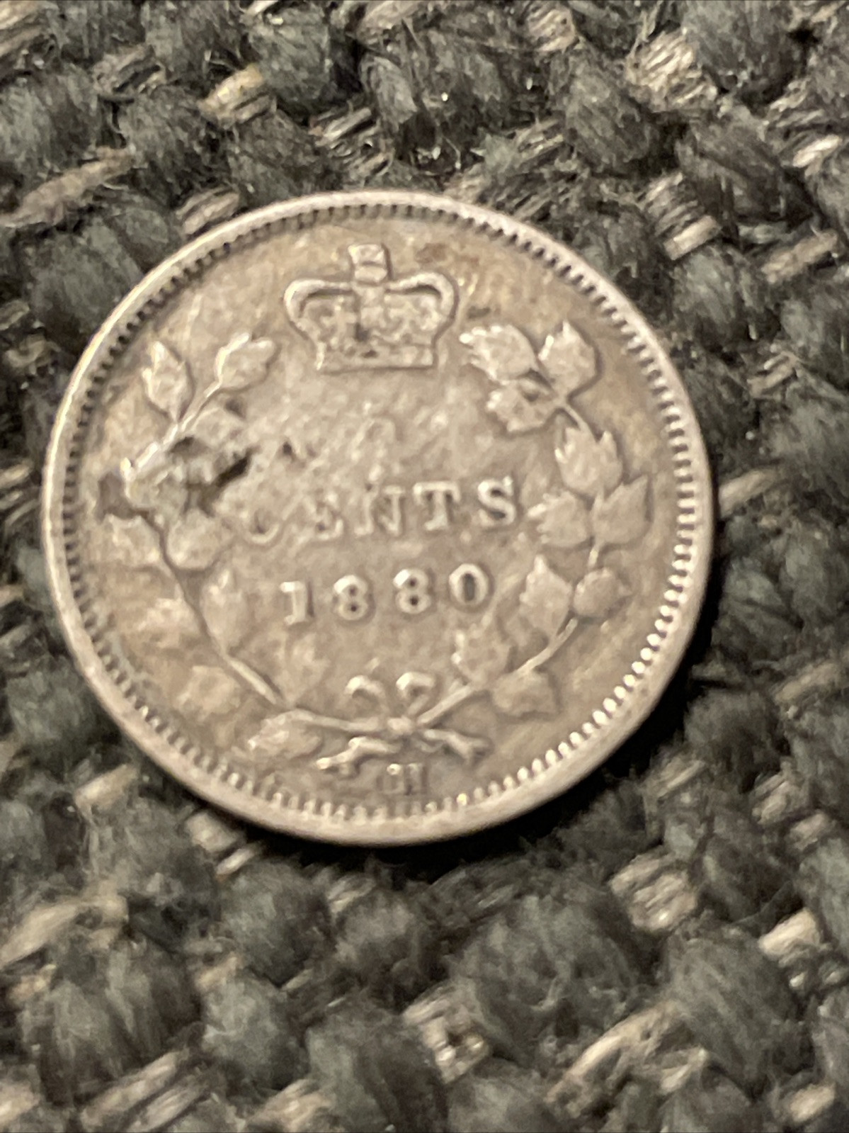 Canada 1880 H 5 Cent Coin