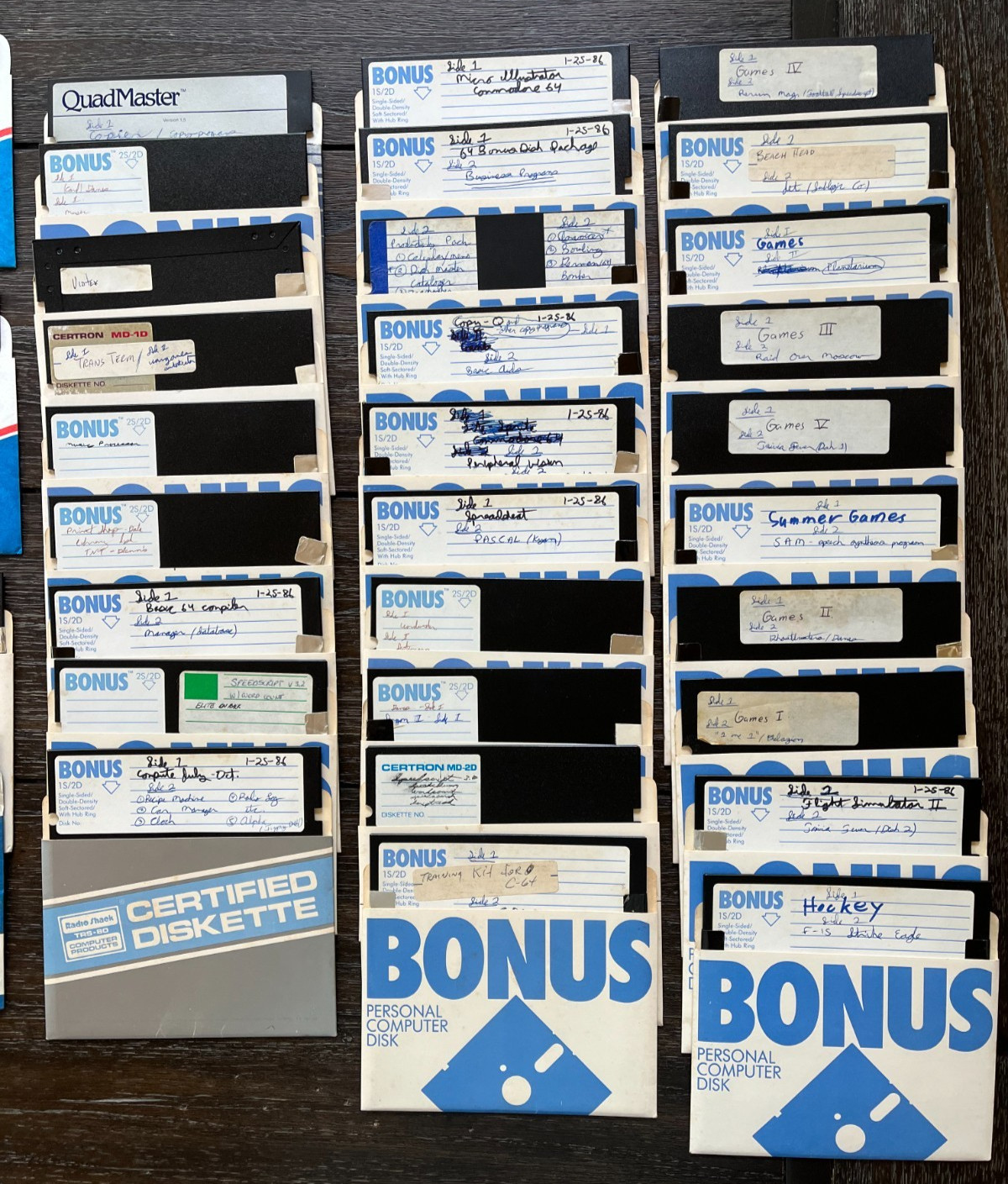 Commodore 64 Floppy Disks Geos Backup 1541 Science Game Lot UNTESTED For Blanks