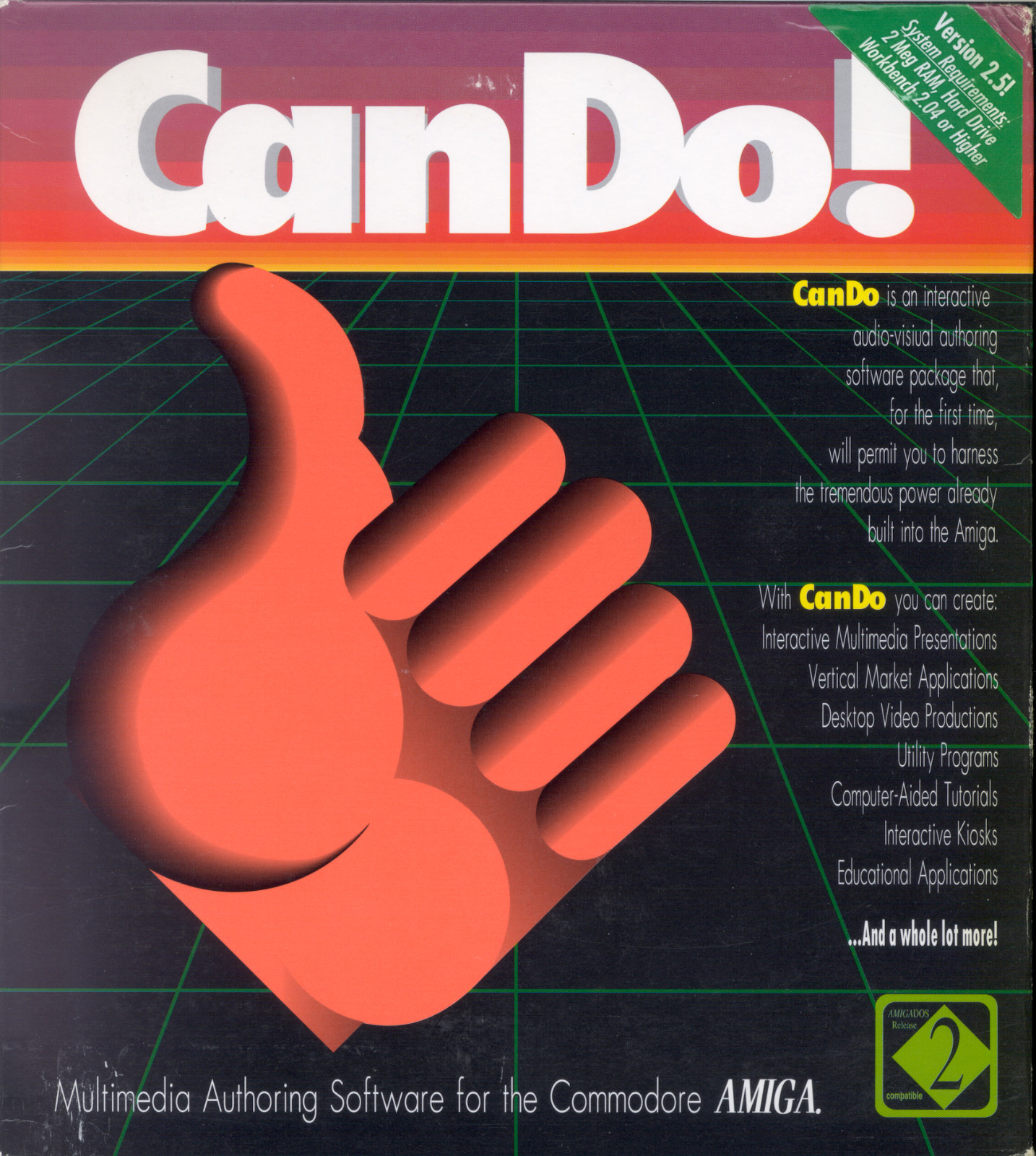 CanDo v2.51 Multimedia Application Authoring System ©1993 for Amiga - ECS/AGA